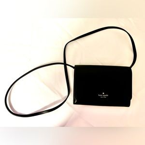 Kate Spade Brynn Small Flap Crossbody | Black | Worn Once
